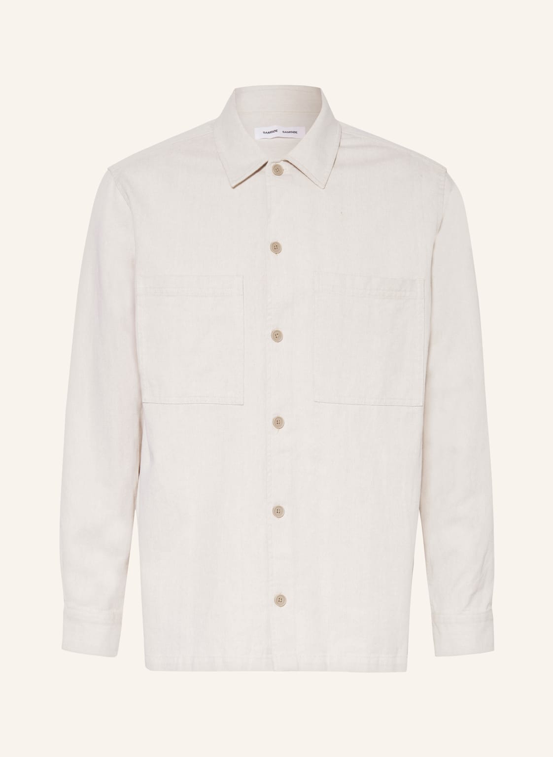 Samsøe Samsøe Overshirt Damon weiss Samsøe Samsøe Overshirt Damon weiss von SAMSØE SAMSØE