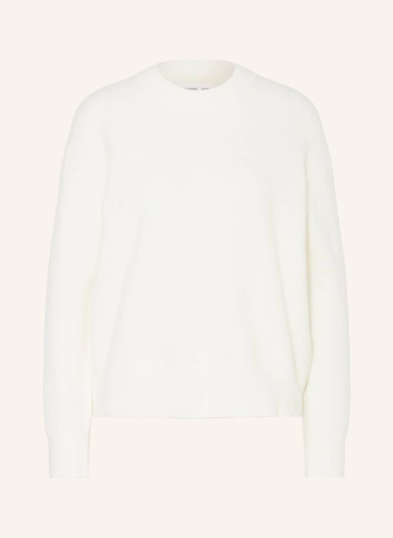 Samsøe  Samsøe Pullover Anour Mit Merinowolle Und Alpaka weiss von SAMSØE  SAMSØE