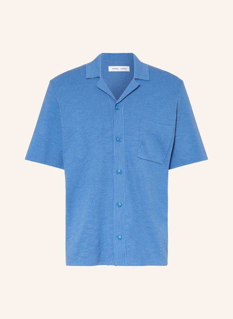 Samsøe  Samsøe Strickhemd Salarry blau von SAMSØE  SAMSØE