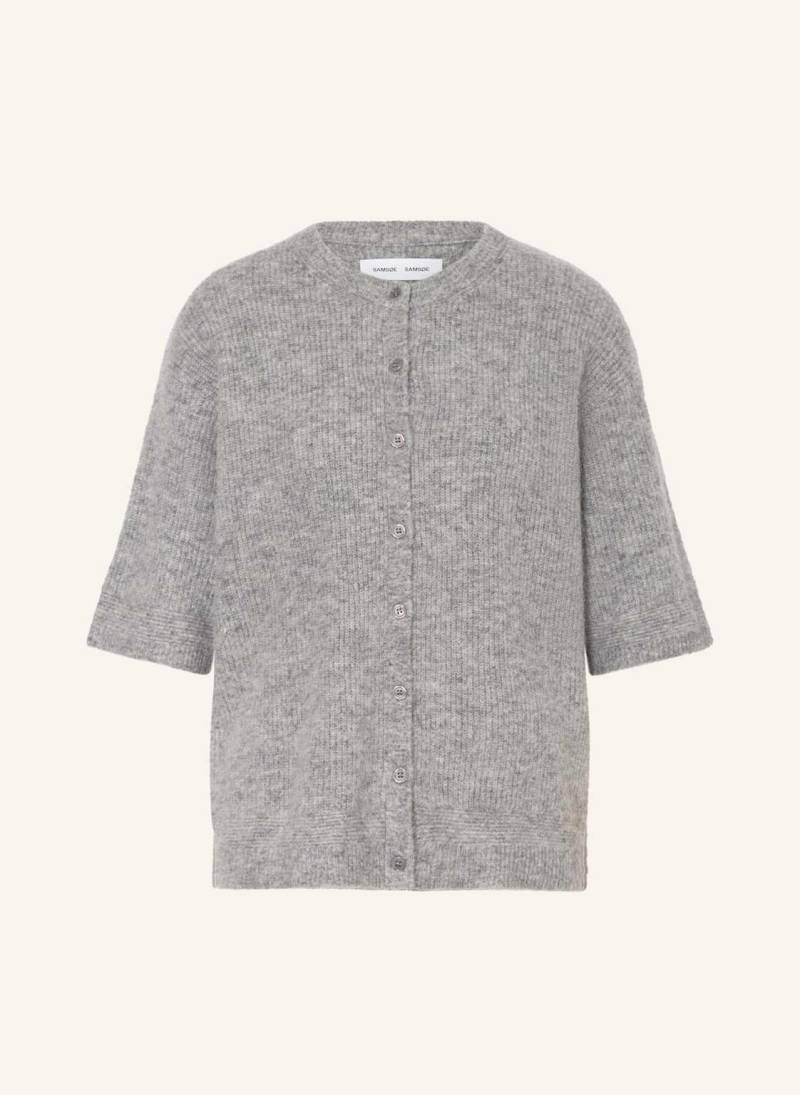Samsøe  Samsøe Strickjacke Saanoura Mit Alpaka grau von SAMSØE  SAMSØE