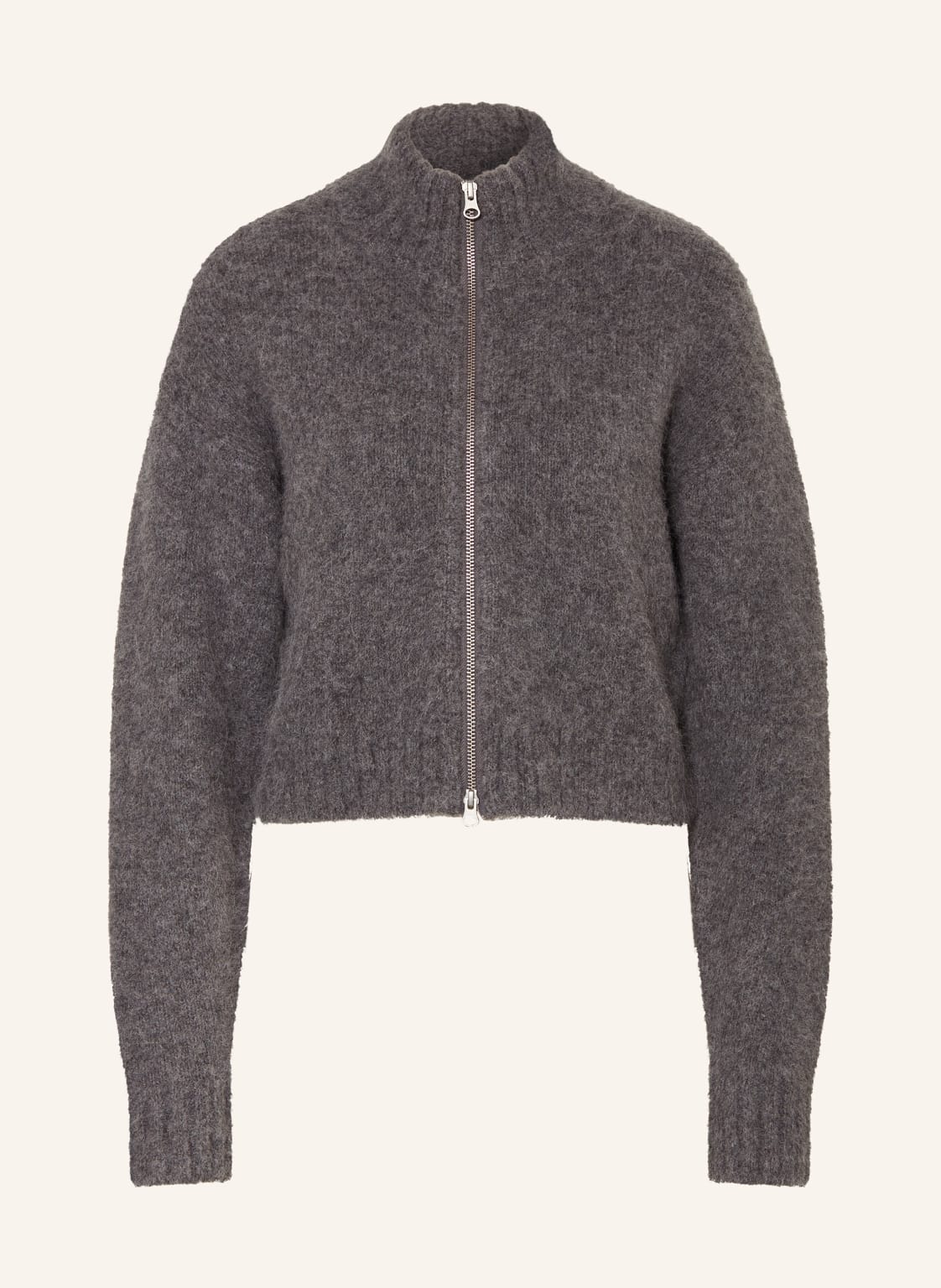 Samsøe Samsøe Strickjacke Sajeanne Mit Alpaka grau Samsøe Samsøe Strickjacke Sajeanne Mit Alpaka grau von SAMSØE SAMSØE