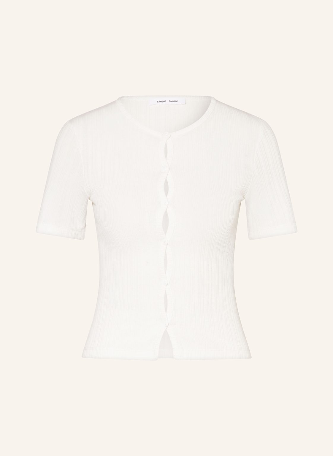 Samsøe  Samsøe Strickjacke Sajuni weiss von SAMSØE  SAMSØE