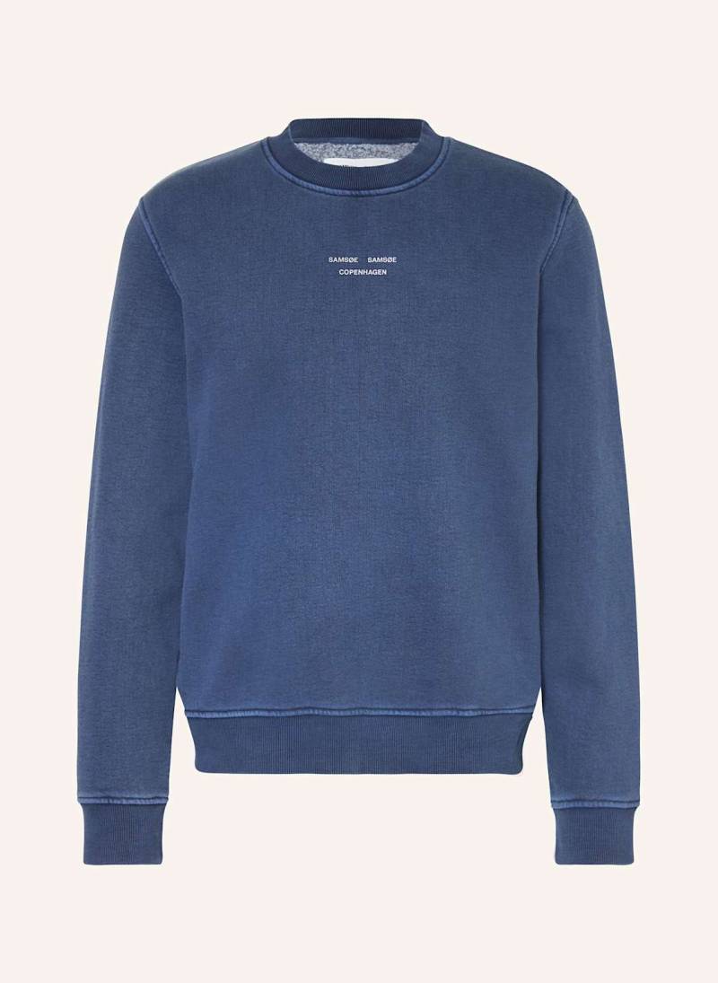 Samsøe  Samsøe Sweatshirt Samarcus blau von SAMSØE  SAMSØE