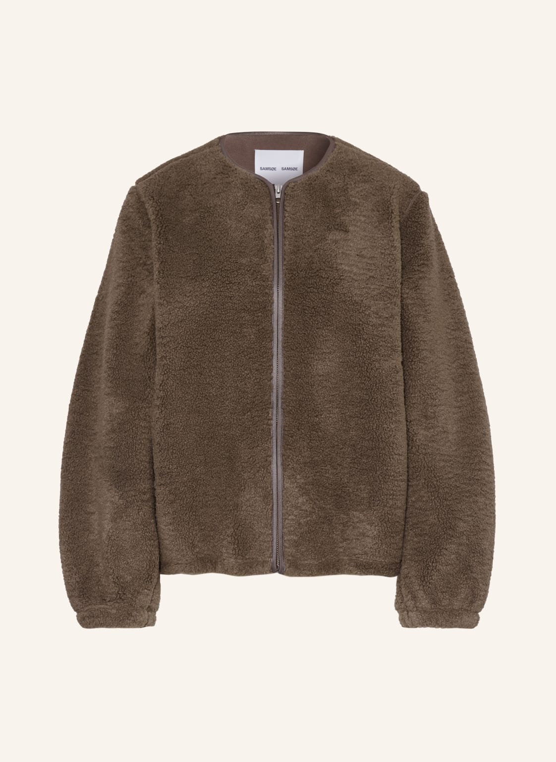 Samsøe Samsøe Teddyfell-Jacke Saautumn gruen Samsøe Samsøe Teddyfell-Jacke Saautumn gruen von SAMSØE SAMSØE