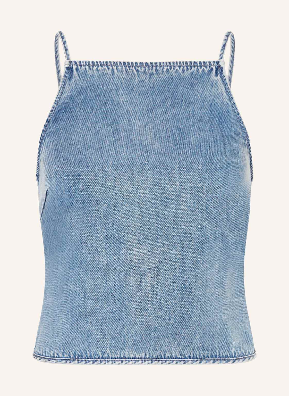 Samsøe  Samsøe Top Sabellagio In Jeansoptik Mit Cut-Out blau von SAMSØE  SAMSØE