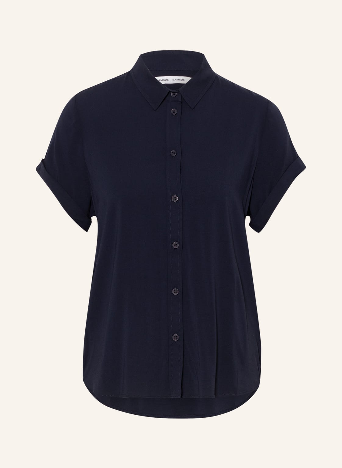 Samsøe Samsøe Hemdbluse Majan blau Samsøe Samsøe Hemdbluse Majan blau von SAMSØE SAMSØE