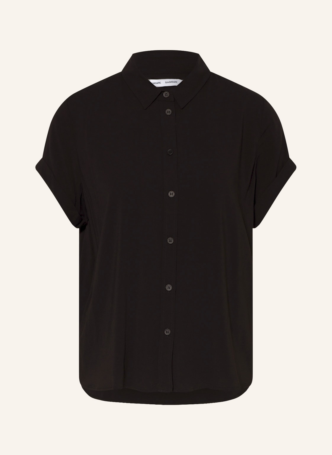 Samsøe Samsøe Hemdbluse Majan schwarz Samsøe Samsøe Hemdbluse Majan schwarz von SAMSØE SAMSØE