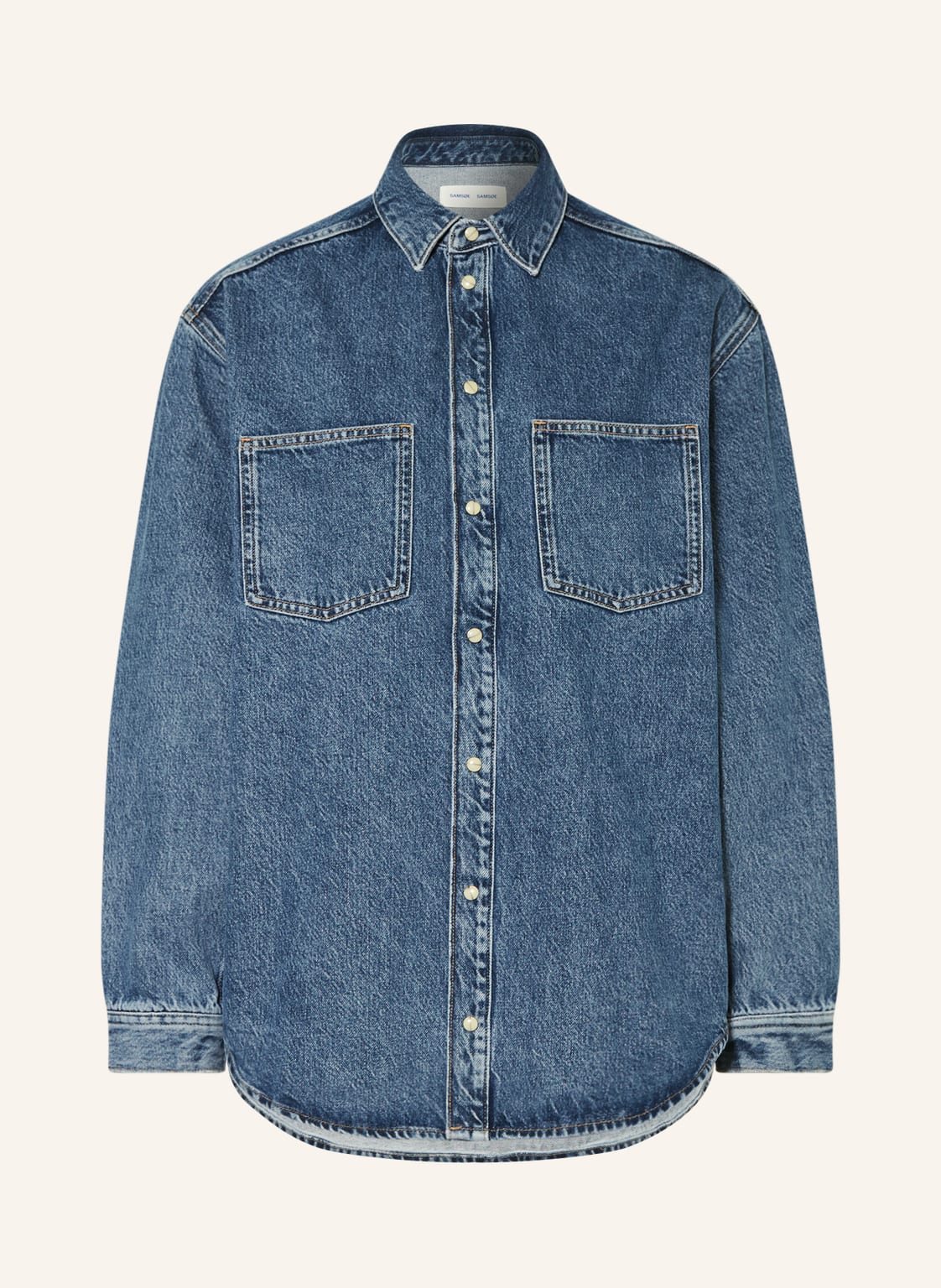 Samsøe Samsøe Jeansbluse Eleanor blau Samsøe Samsøe Jeansbluse Eleanor blau von SAMSØE SAMSØE
