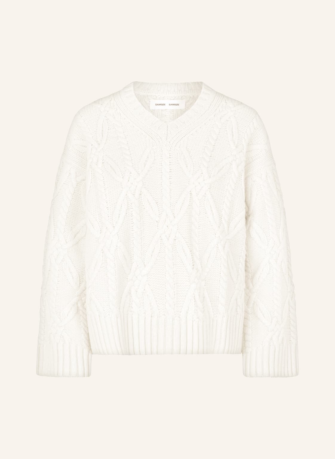 Samsøe Samsøe Pullover Aline weiss Samsøe Samsøe Pullover Aline weiss von SAMSØE SAMSØE