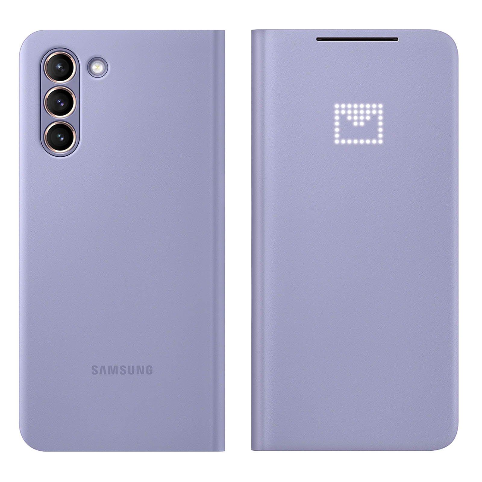 LED View Cover Galaxy S21 Plus Violett von SAMSUNG