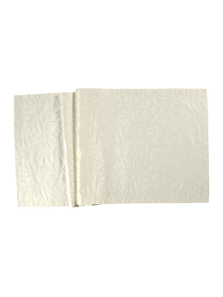 SANDER Tischdecke COMO DAMAST 135x170cm Creme beige von SANDER