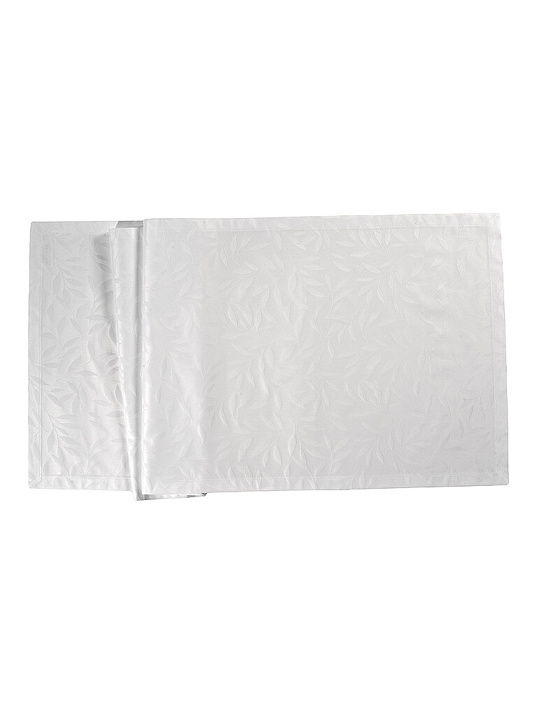 SANDER Tischdecke COMO DAMAST 140x200cm Weiss weiss von SANDER