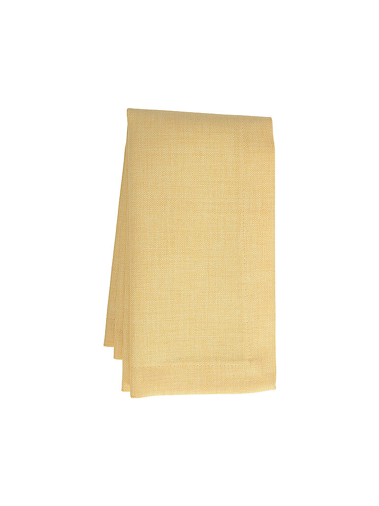 SANDER Tischdecke LOFT UNI rund 170cm Honig  gelb von SANDER