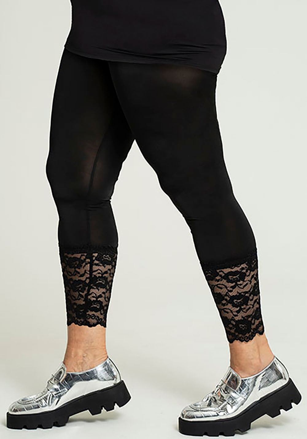 SANDGAARD Leggings, mit Spitze am Beinabschluss SANDGAARD Leggings, mit Spitze am Beinabschluss von SANDGAARD