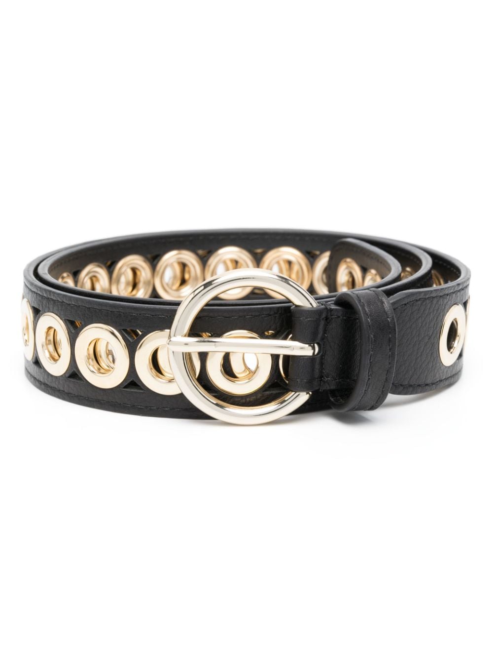 SANDRO Delia leather belt - Black von SANDRO