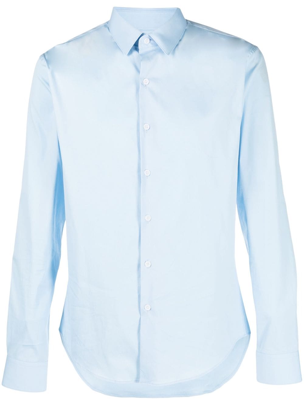 SANDRO button-fastening long-sleeve shirt - Blue von SANDRO