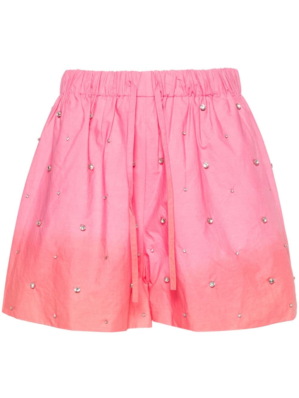SANDRO gem-embellished ombré shorts - Pink von SANDRO