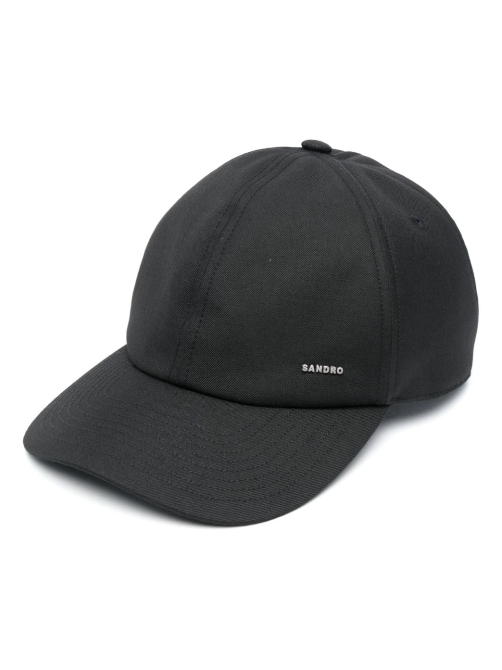 SANDRO logo-embroidered cotton baseball cap - Black von SANDRO