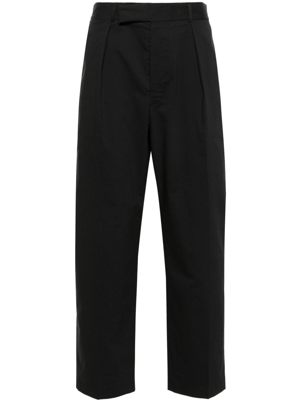 SANDRO mid-rise straight-leg trousers - Black von SANDRO