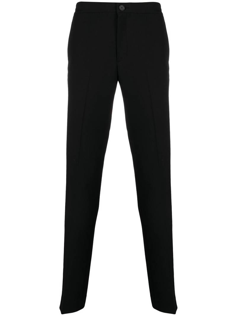 SANDRO tapered Jersey trousers - Black von SANDRO
