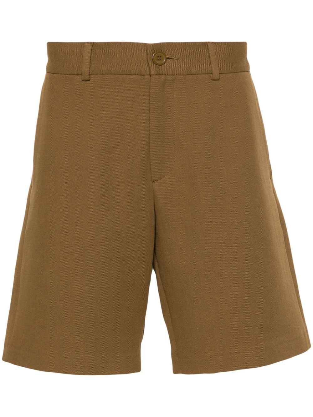 SANDRO twill cotton bermuda shorts - Brown von SANDRO