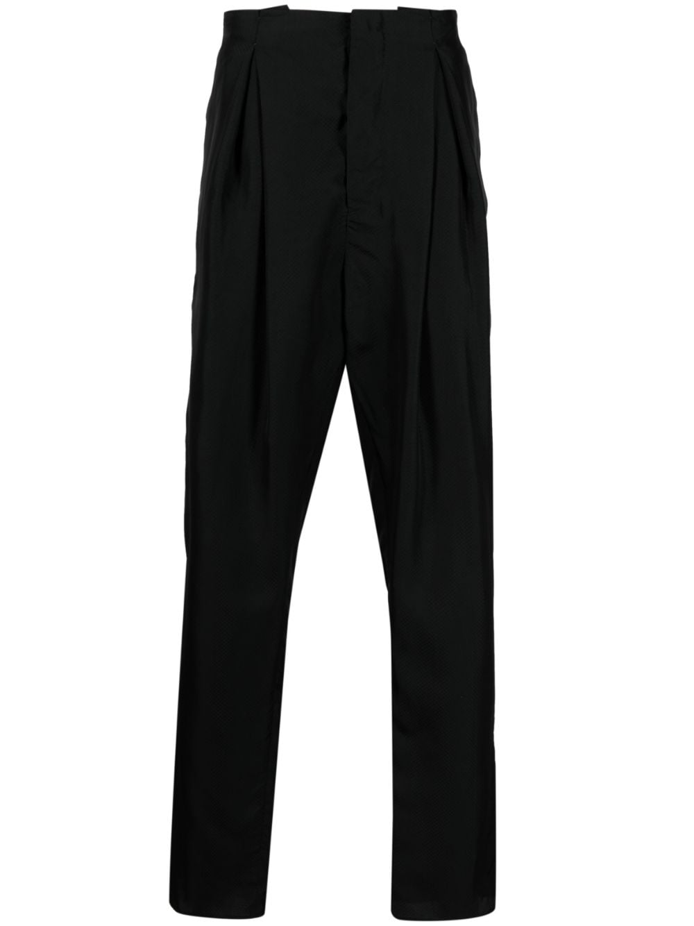 SAPIO pelares straight-leg trousers - Black von SAPIO