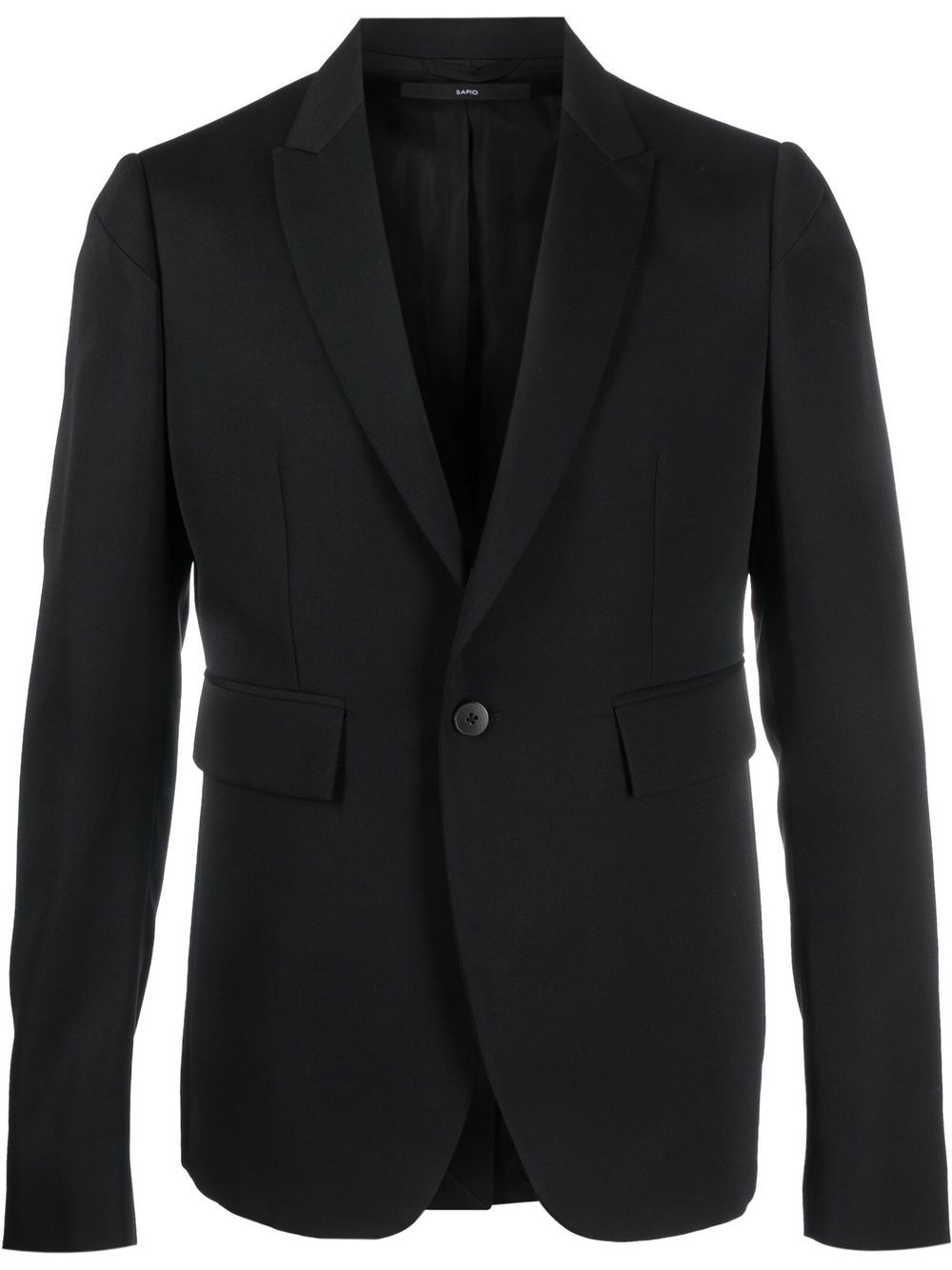 SAPIO single-breasted blazer - Black von SAPIO