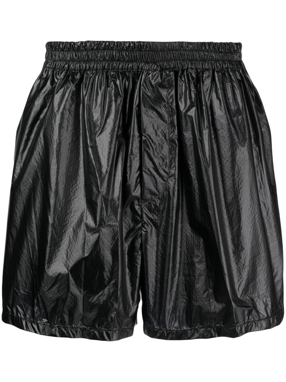 SAPIO thigh-length track shorts - Black von SAPIO