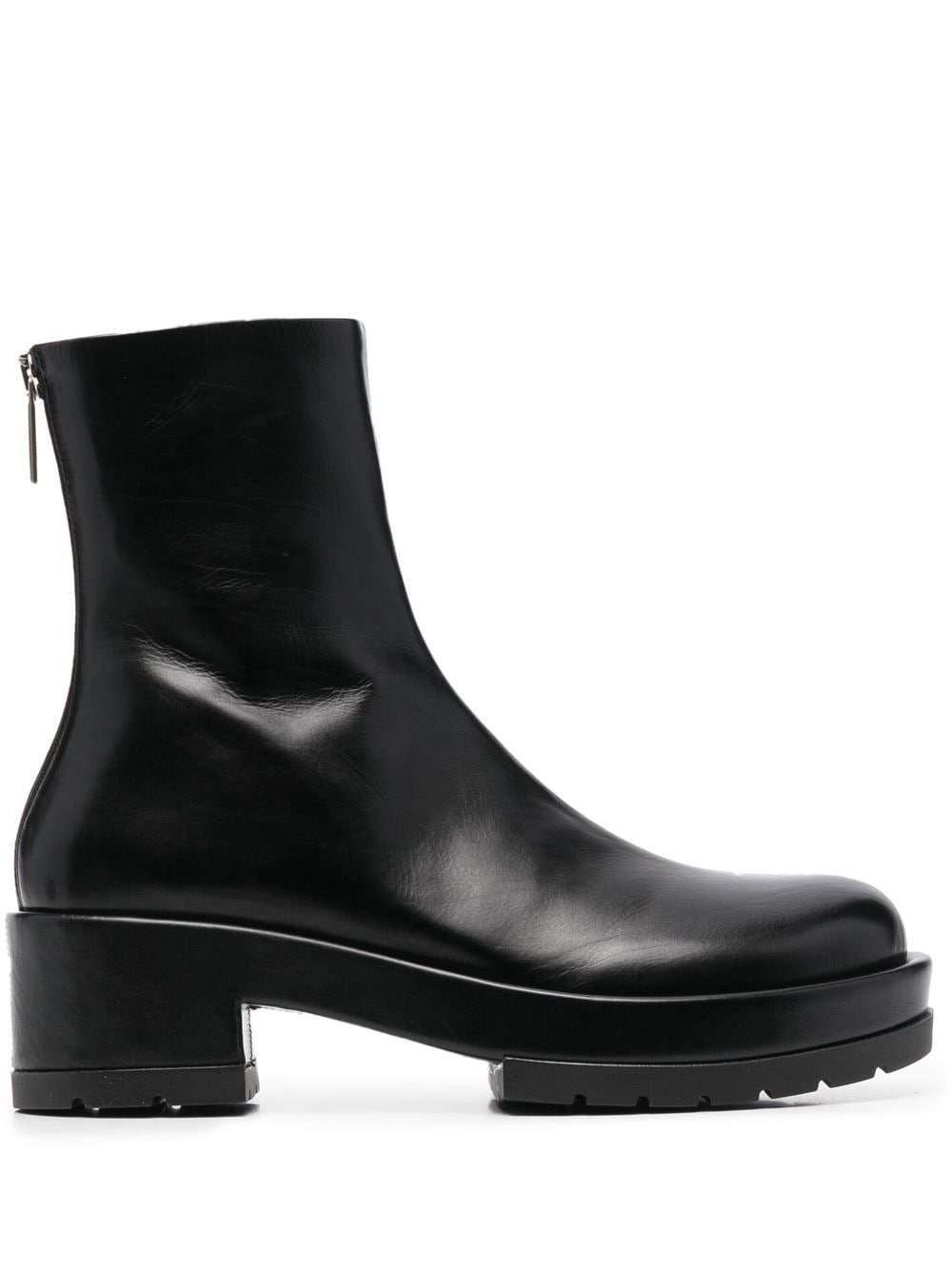 SAPIO zipped 60mm boots - Black von SAPIO