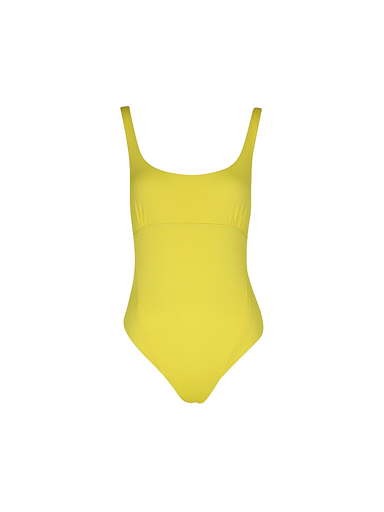 SAVE THE DUCK Damen Badeanzug NIKAIA starlight yellow gelb | 34 von SAVE THE DUCK