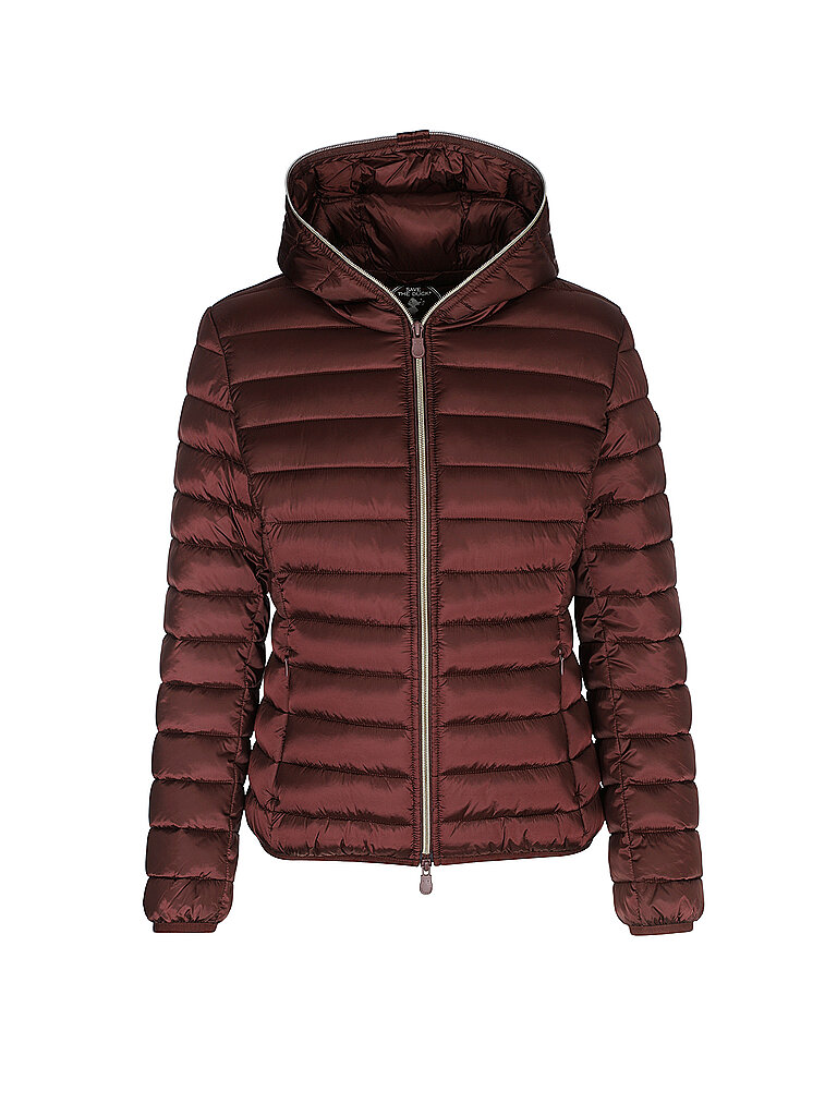 SAVE THE DUCK Leichtsteppjacke IRIS 17 dunkelrot | 34 von SAVE THE DUCK