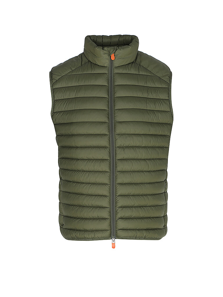 SAVE THE DUCK Steppgilet ADAM olive | XXL von SAVE THE DUCK