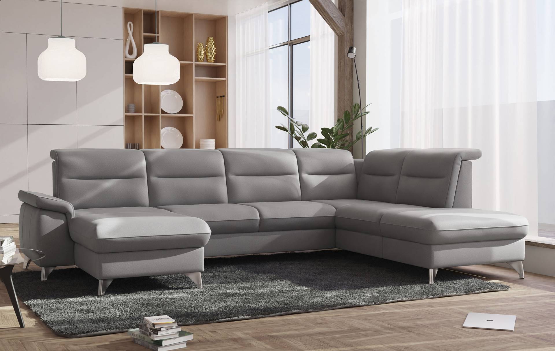 sit&more Wohnlandschaft »Astoria U-Form«, wahlweise mit motorischer Relaxfunktion sit&more Wohnlandschaft »Astoria U-Form«, wahlweise mit motorischer Relaxfunktion von sit&more