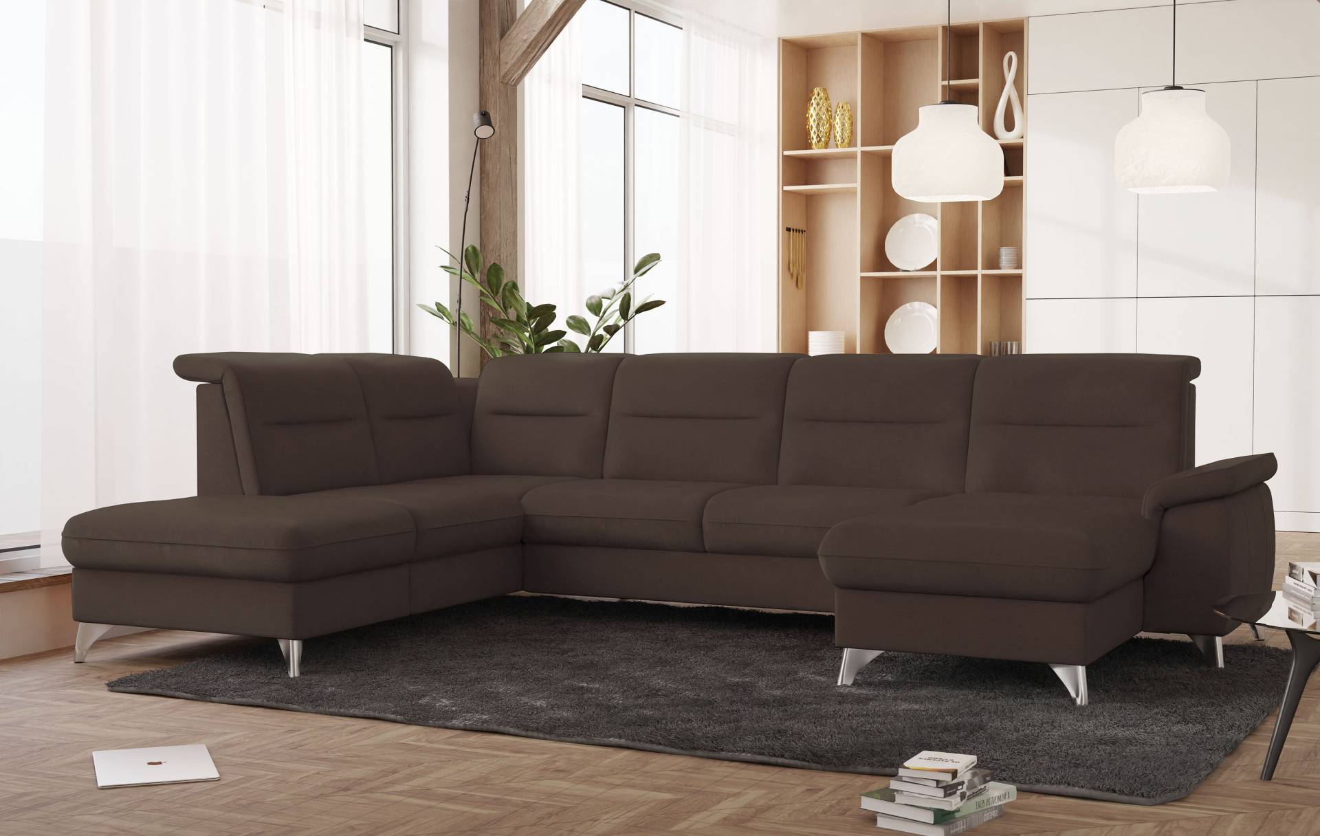 sit&more Wohnlandschaft »Astoria U-Form«, wahlweise mit motorischer Relaxfunktion sit&more Wohnlandschaft »Astoria U-Form«, wahlweise mit motorischer Relaxfunktion von sit&more