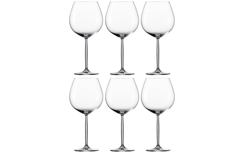 SCHOTT-ZWIESEL Rotweinglas »Diva, Burgunder 8,39, 6 Stück, Transparent«, (Set, 6 tlg.), 6 teilig von SCHOTT-ZWIESEL