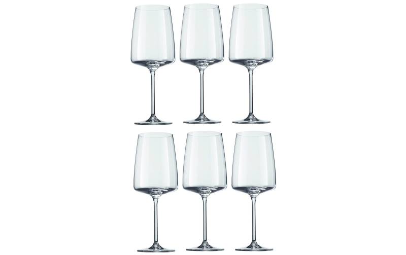SCHOTT-ZWIESEL Rotweinglas »Schott Zwiesel Rotweinglas Sensa 66«, (6 tlg.), 6 teilig von SCHOTT-ZWIESEL