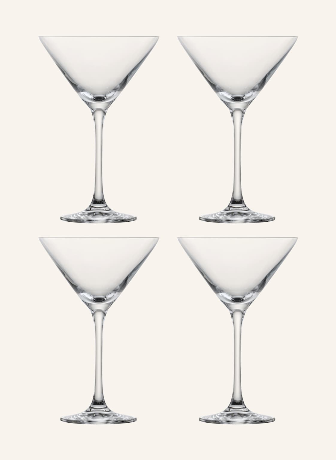 Schott Zwiesel 4er-Set Martinigläser Bar Special transparent von SCHOTT ZWIESEL