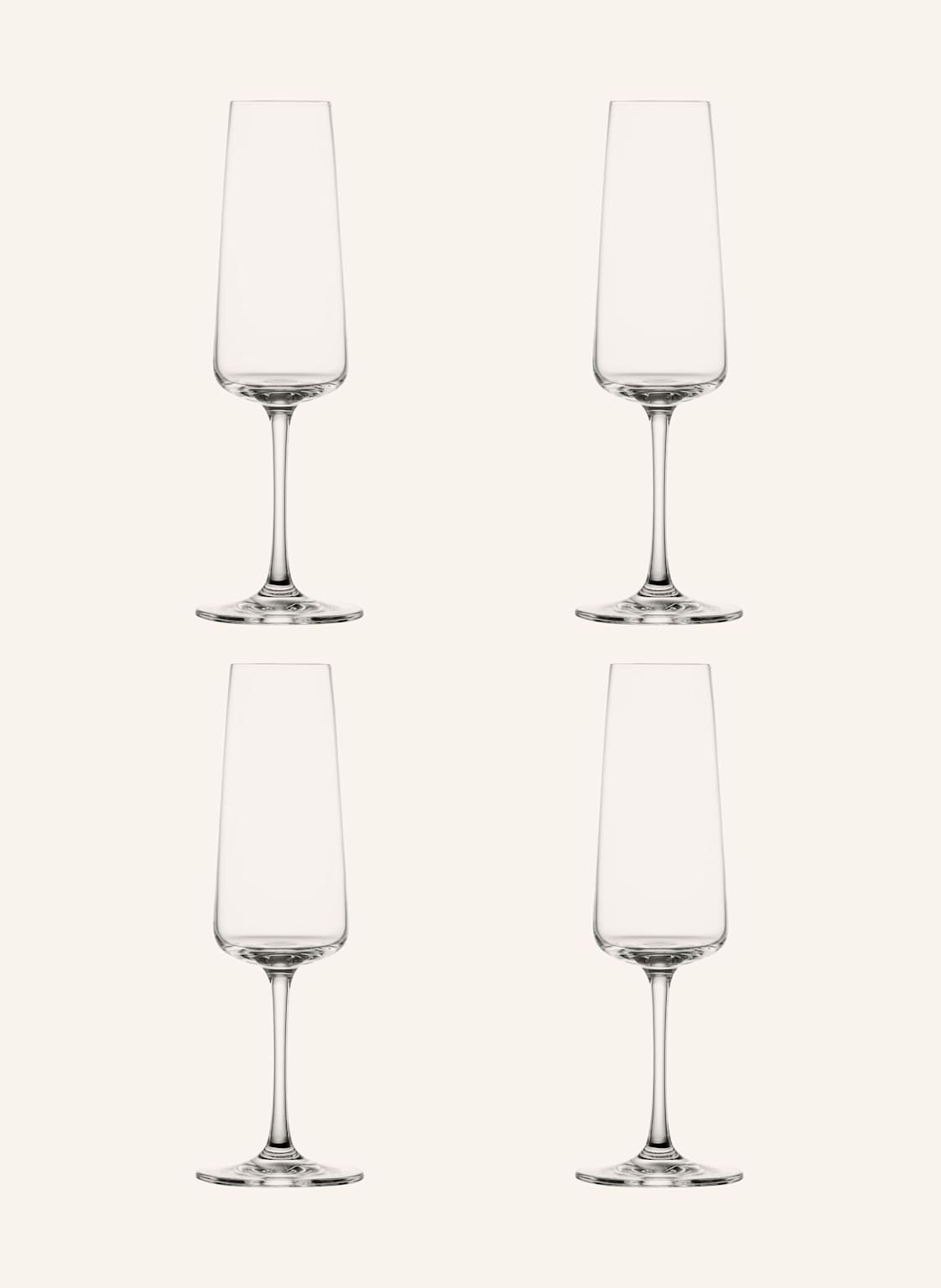 Schott Zwiesel 4er-Set Sektgläser Miovino transparent Schott Zwiesel 4er-Set Sektgläser Miovino transparent von SCHOTT ZWIESEL
