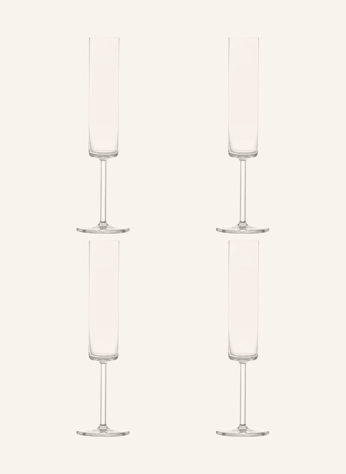 Schott Zwiesel 4er-Set Sektgläser Modo transparent Schott Zwiesel 4er-Set Sektgläser Modo transparent von SCHOTT ZWIESEL
