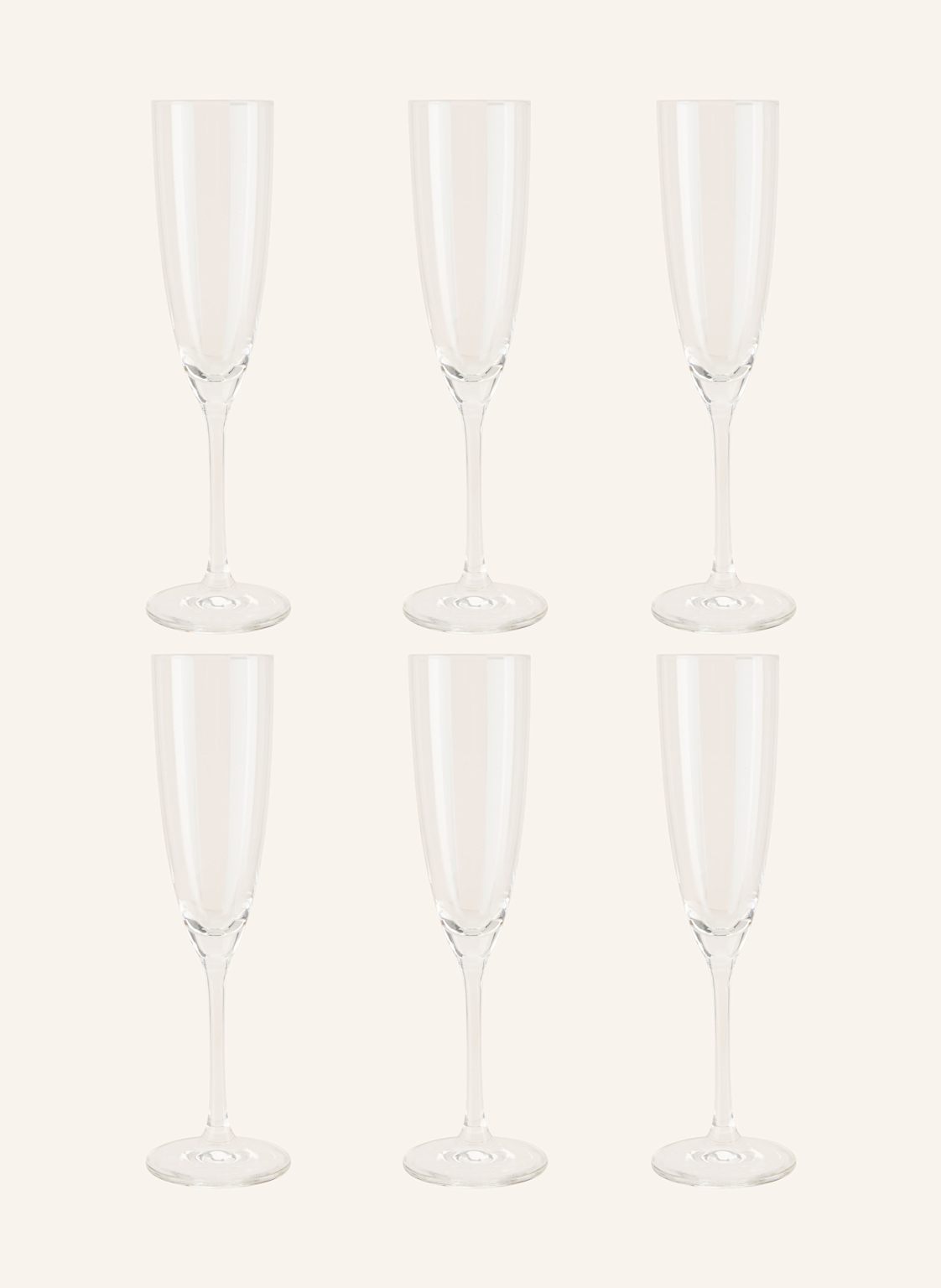Schott Zwiesel 6er-Set Sektgläser Classico transparent Schott Zwiesel 6er-Set Sektgläser Classico transparent von SCHOTT ZWIESEL
