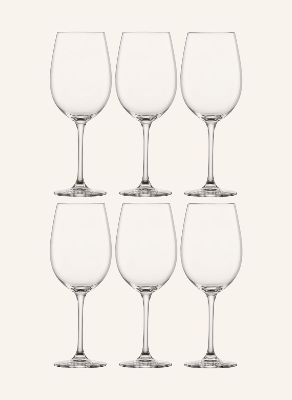 Schott Zwiesel 6er-Set Weingläser Classico transparent Schott Zwiesel 6er-Set Weingläser Classico transparent von SCHOTT ZWIESEL
