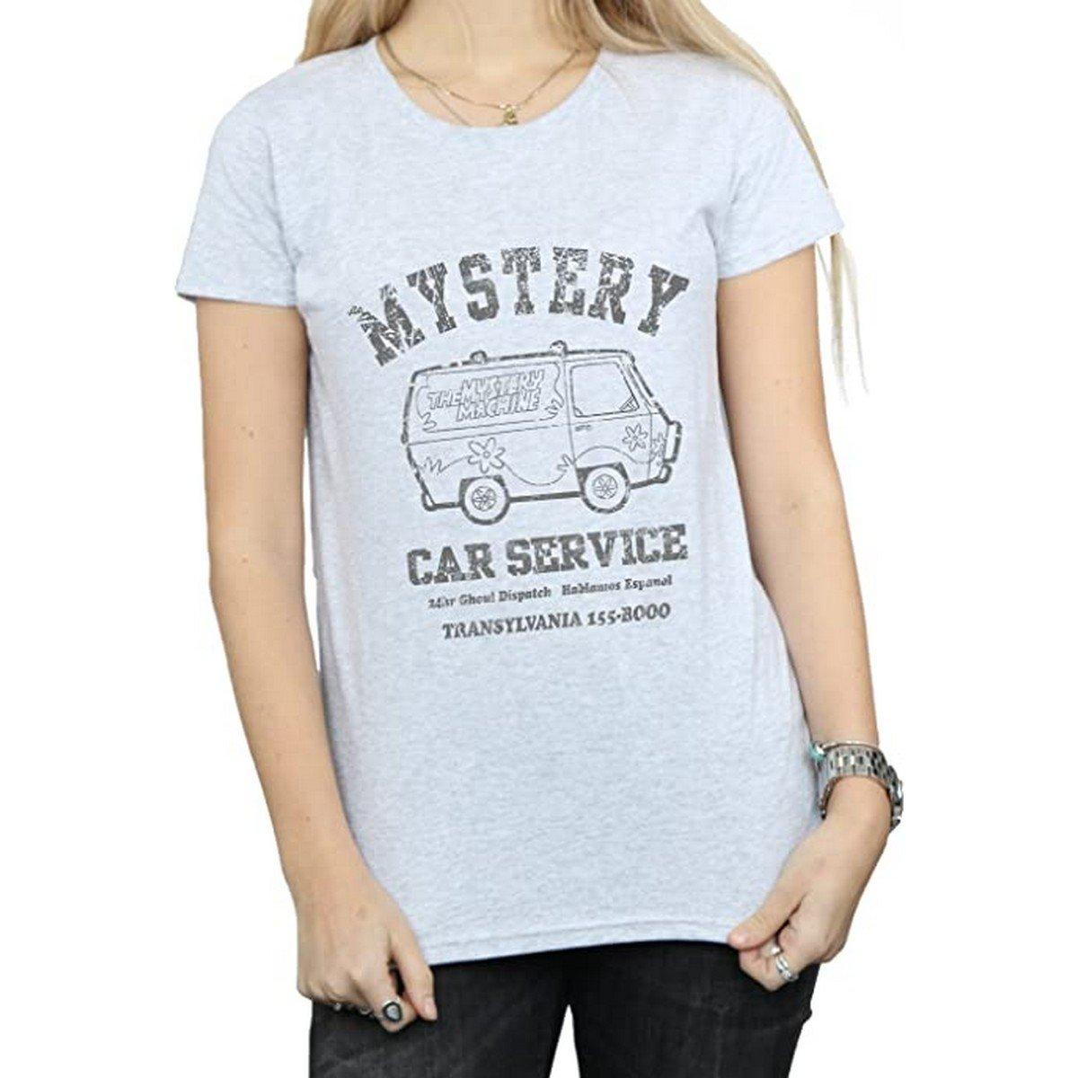 Mystery Car Service Tshirt Damen Grau M von SCOOBY DOO
