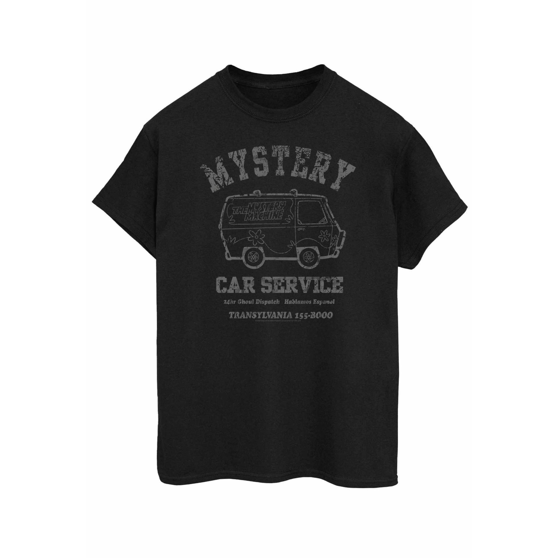 Mystery Car Service Tshirt Damen Schwarz L von SCOOBY DOO