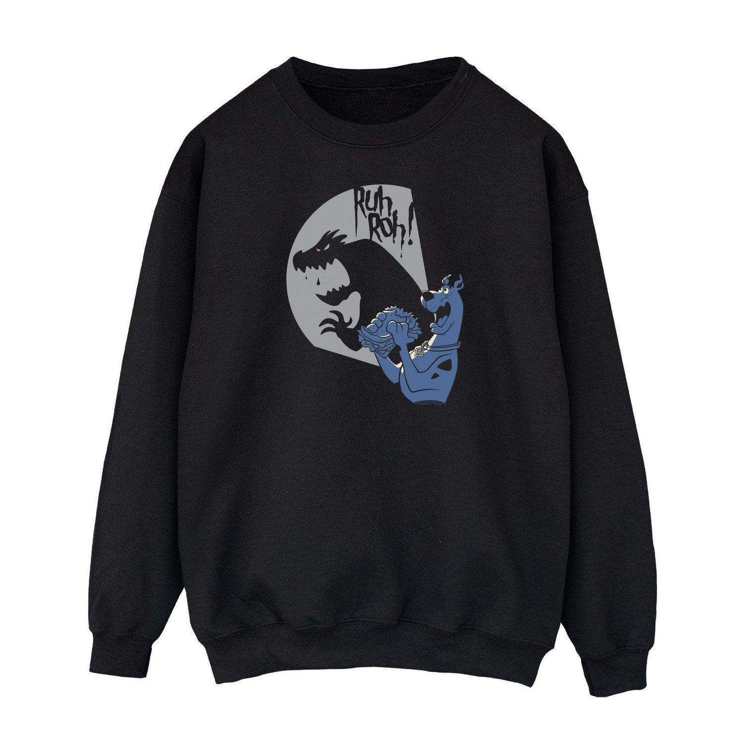 Ruh Roh Sweatshirt Herren Schwarz L von SCOOBY DOO