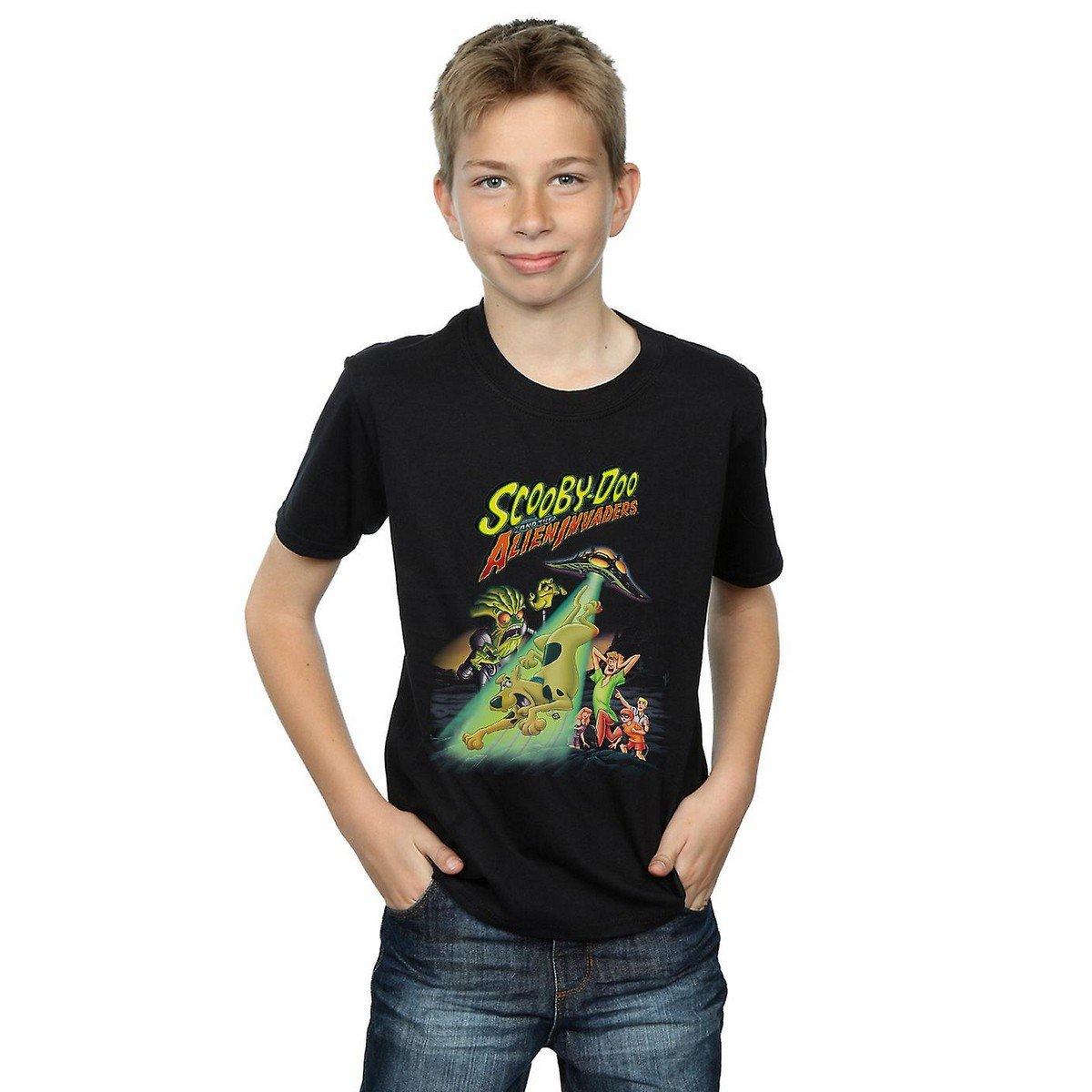 The Alien Invaders Tshirt Jungen Schwarz 152-158 von SCOOBY DOO