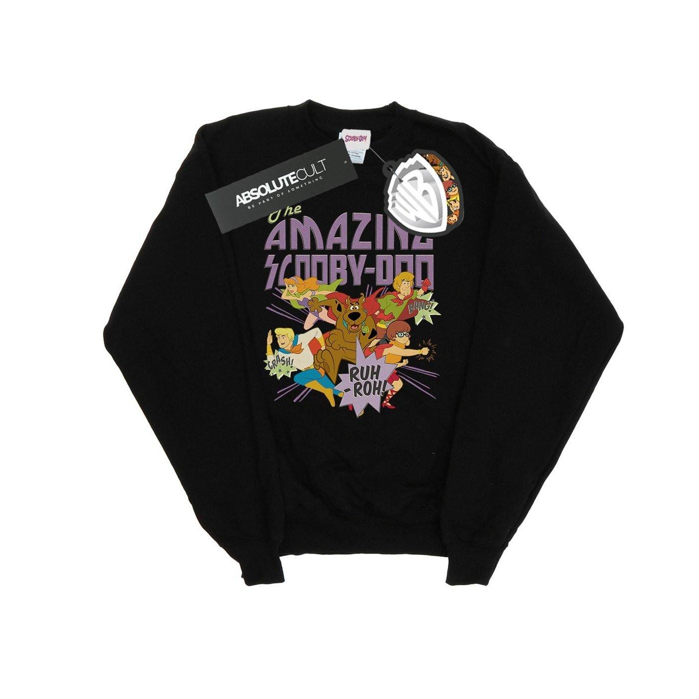 The Amazing Scooby Sweatshirt Damen Schwarz L von SCOOBY DOO