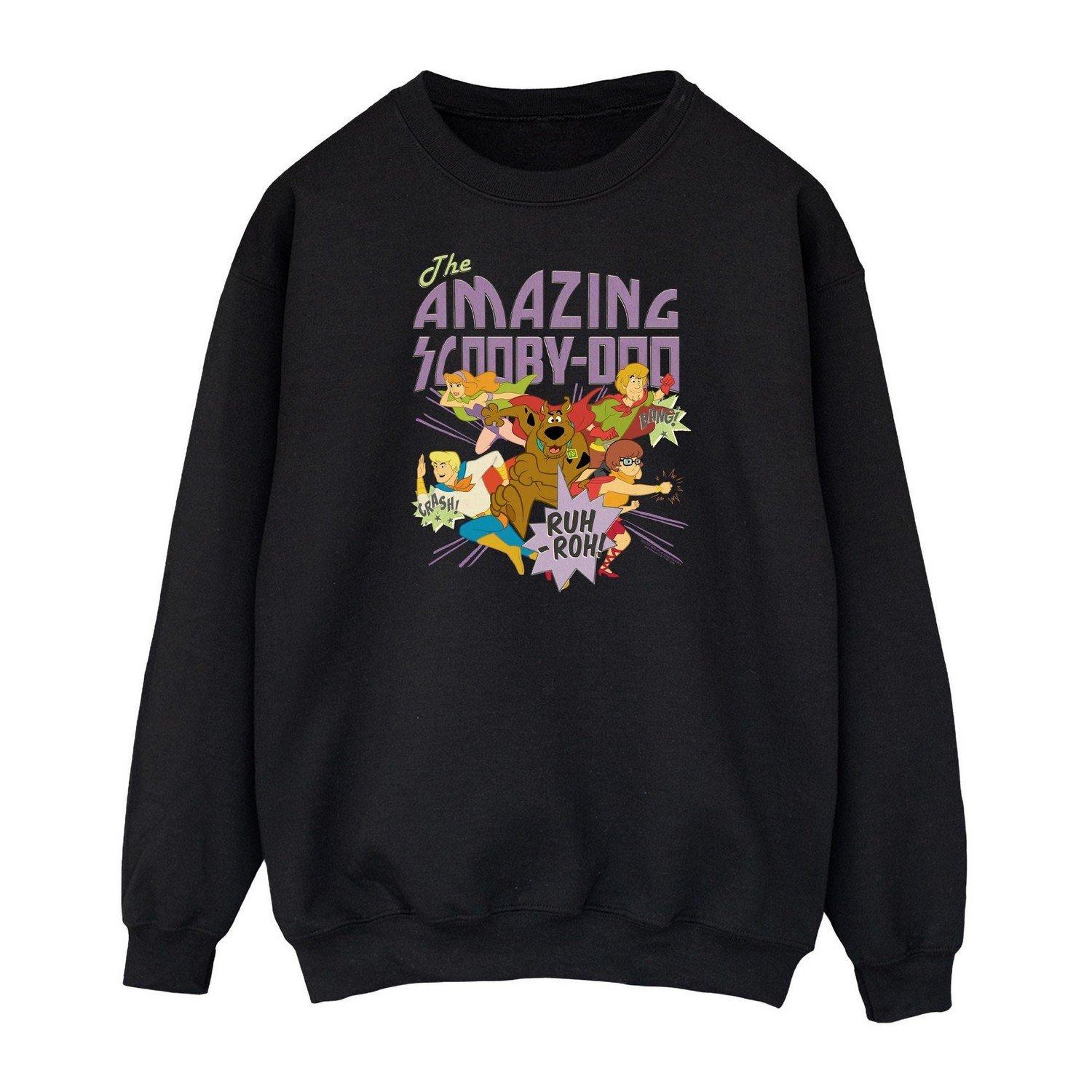 The Amazing Scooby Sweatshirt Herren Schwarz L von SCOOBY DOO