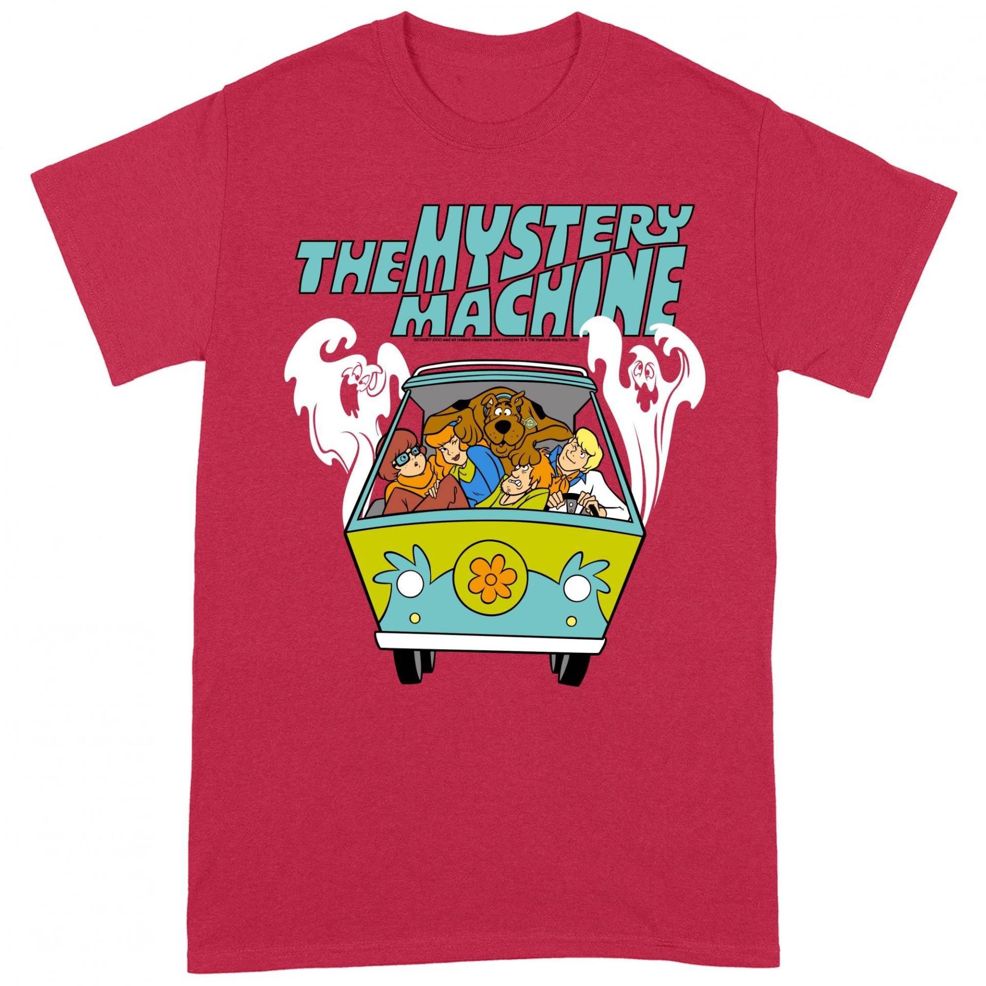 Tshirt Herren Rot Bunt L von SCOOBY DOO