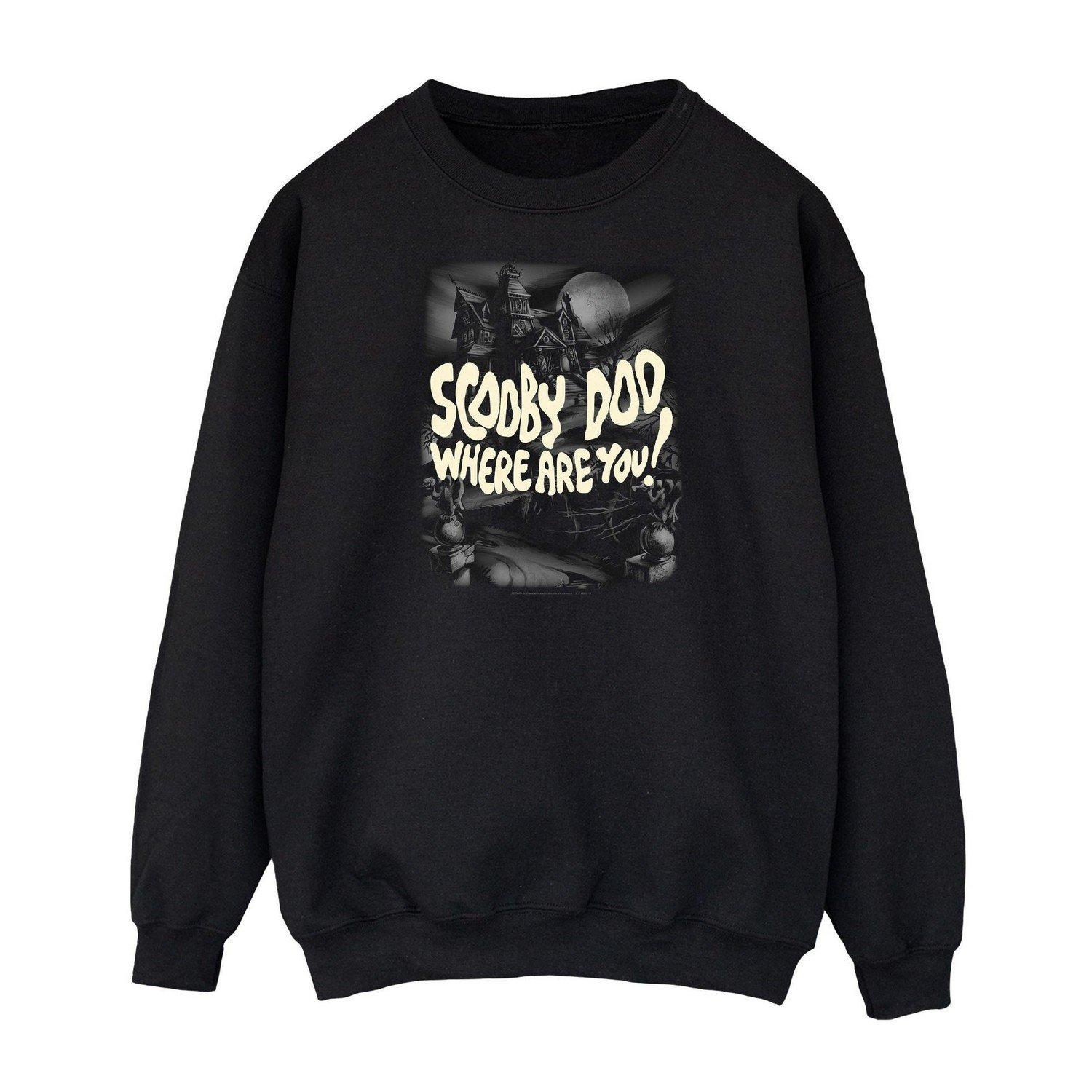 Where Are You? Sweatshirt Herren Schwarz L von SCOOBY DOO