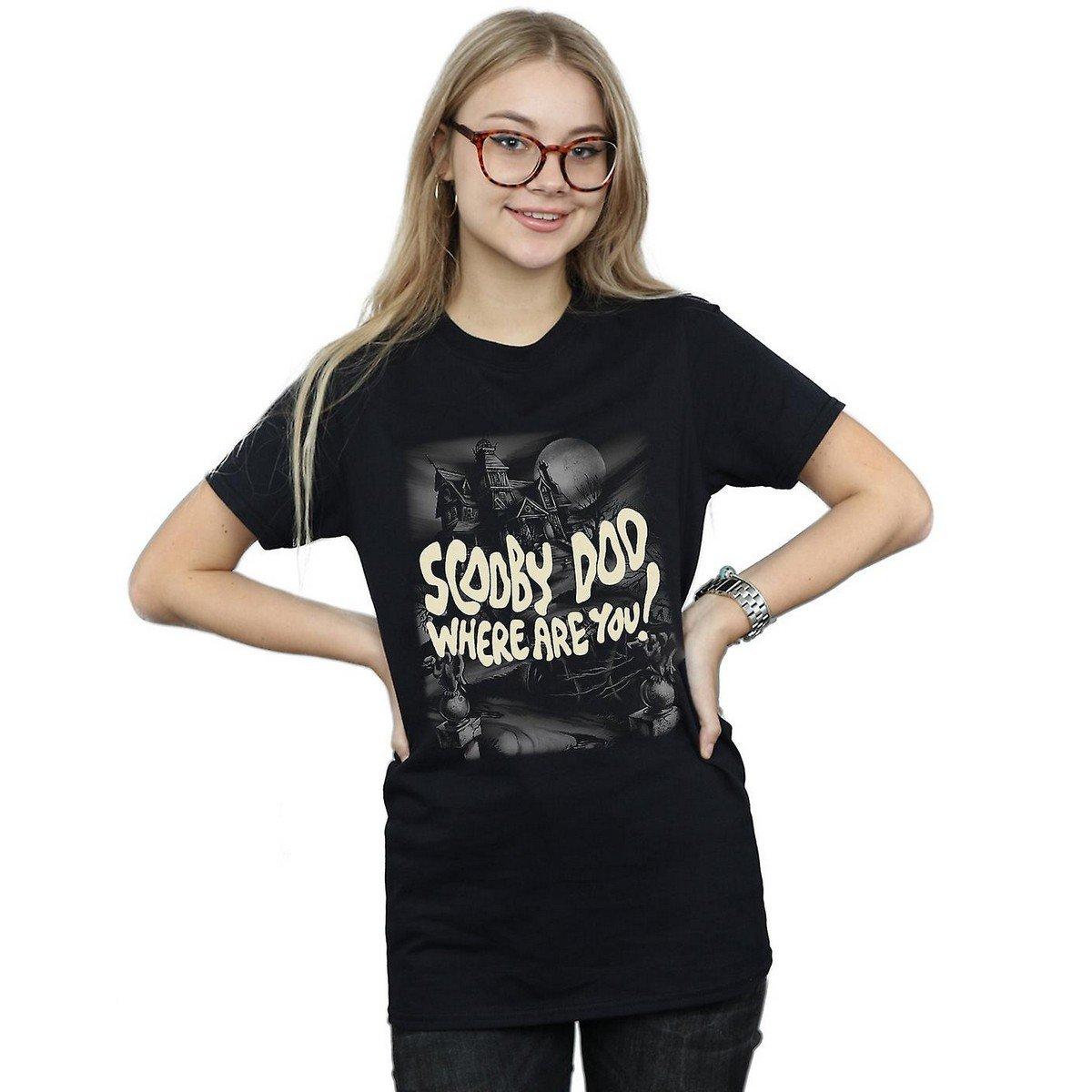 Where Are You? Tshirt Damen Schwarz S von SCOOBY DOO